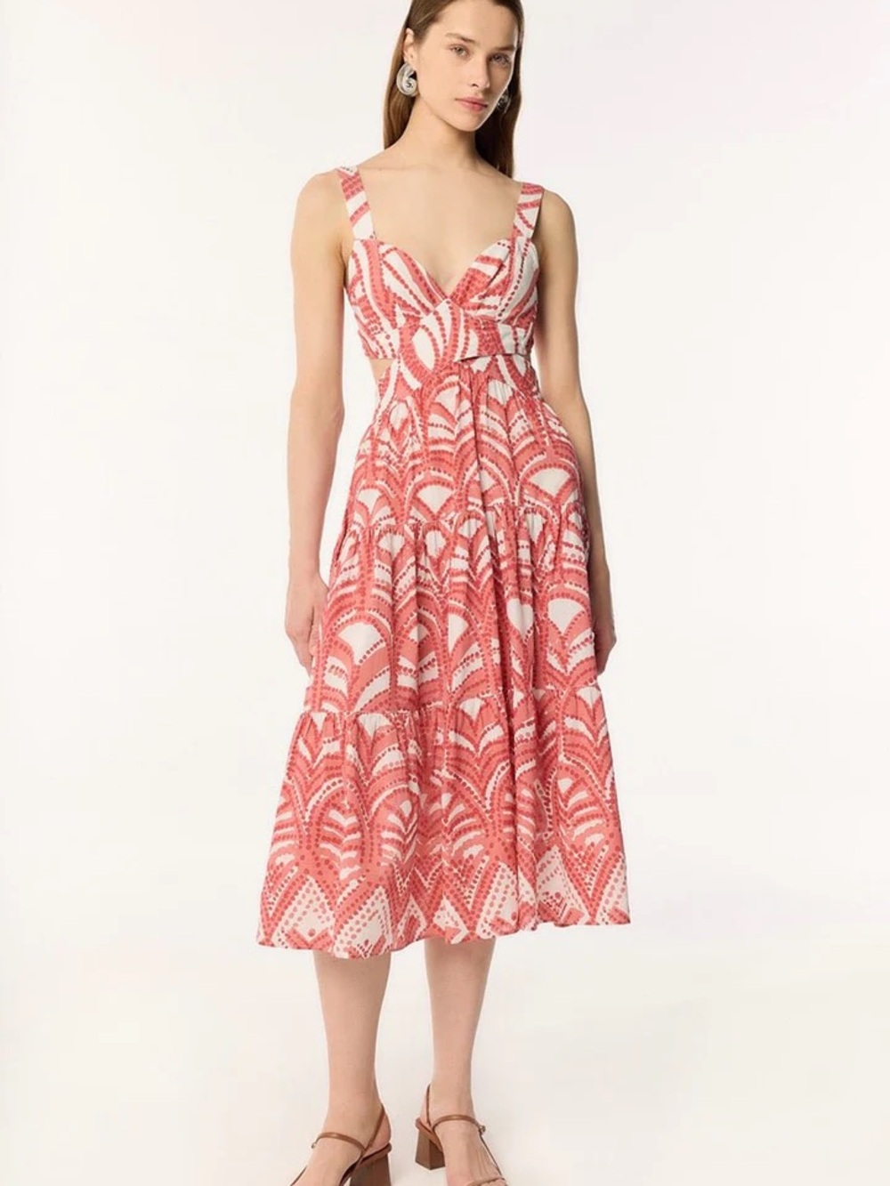 Poupette St Barth Long Dress - Pink Himba - Size XS